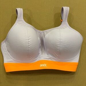 Panache Sport High Impact Wireless Sports Bra Size 32 Lilac Orange
